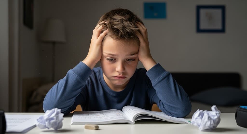 Schüler mit Mathematik-Schwierigkeiten